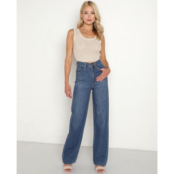 Levi's High Loose Jeans Lazy Day PJ Size 25 Aritzia - Picture 3 of 7